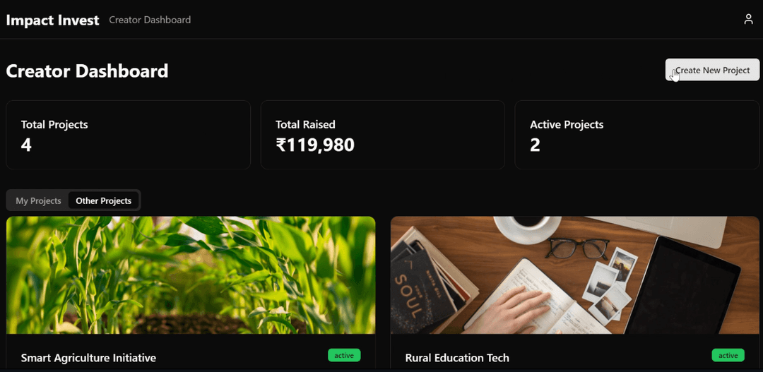 Impact Invest - A social impact investing platform
